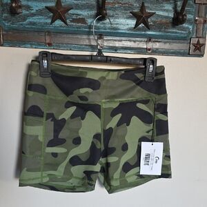 Nwt Zyia Camo Athletic Shorts for Women